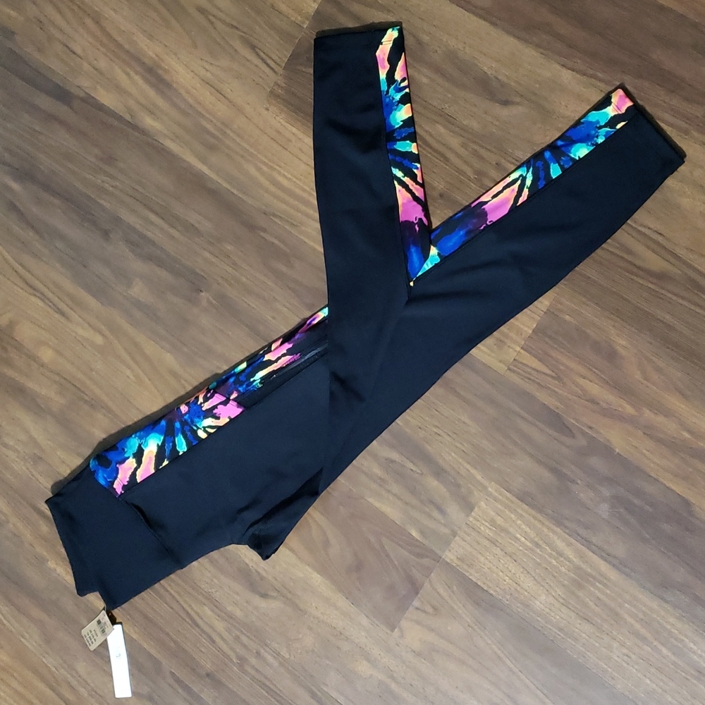 Pink Victoria's Secret Tie Dye Gym Pants